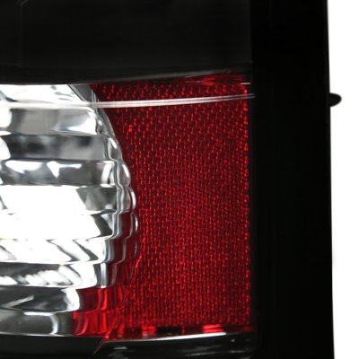 Chevy Silverado 1999-2002 Black Altezza Tail Lights