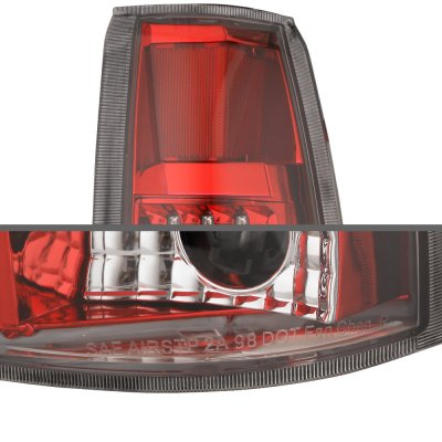 Cadillac Escalade 1999-2000 Red LED Tail Lights