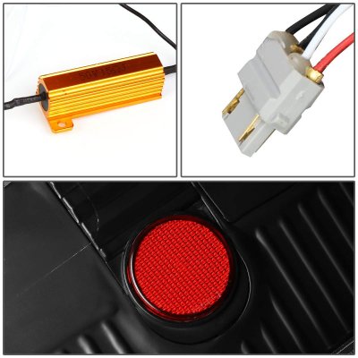 Ford F150 2004-2008 Black Custom Tube LED Tail Lights