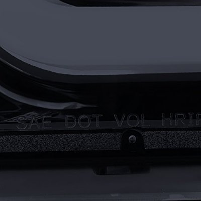 Chevy Silverado 2014-2015 Smoked DRL Projector Headlights LED Signal
