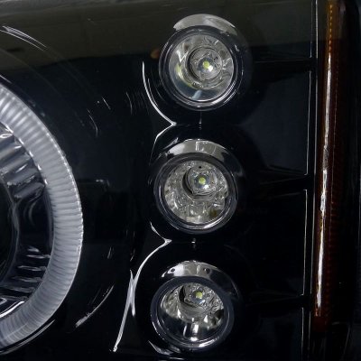 Chevy Silverado 2003-2006 Smoked Projector Headlights