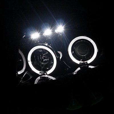 thumbnail image 2 of Black Projector Headlights For Toyota 4Runner 2003-2005 Sport – LED Halo, Clear Lens 2 of 5