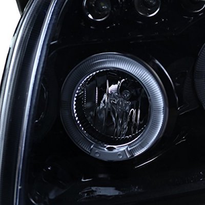 Dodge Caliber 2007-2012 Glossy Black Projector Headlights