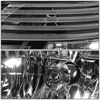 Toyota Highlander 2008-2010 Black Euro Headlights