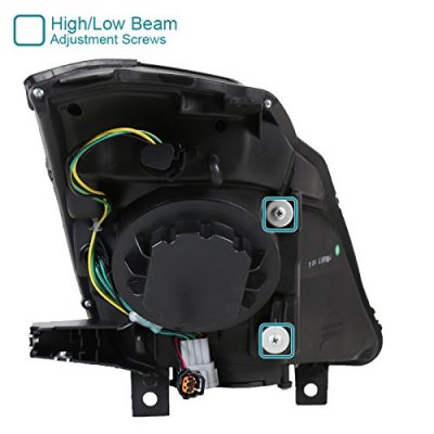 Nissan 350Z 2003-2005 Black Projector Headlights HID