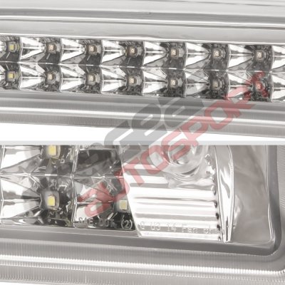 Chevy Silverado 2014-2018 Clear Full LED Third Brake Light Cargo Light
