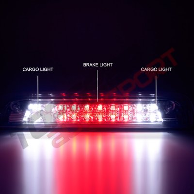 GMC Sierra 2500HD 2015-2018 Clear Full LED Third Brake Light Cargo Light