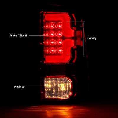 Dodge Ram 2009-2018 Smoked Custom LED Tail Lights