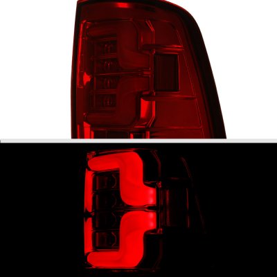Dodge Ram 2009-2018 Tinted Custom LED Tail Lights
