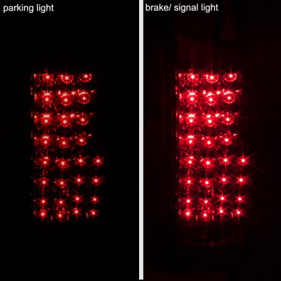 GMC Sierra 3500 1988-1998 Tinted LED Tail Lights