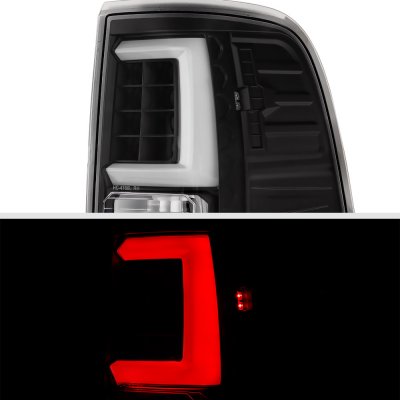 Ford Explorer 2002-2005 Black Tube LED Tail Lights