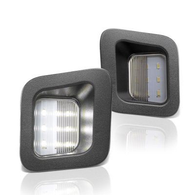 Dodge Ram 3500 2003-2009 White LED License Plate Light Kit