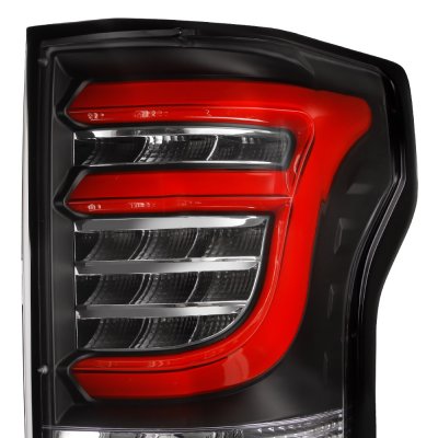 Ford F150 2015-2017 Black LED Tail Lights Red Custom Tube