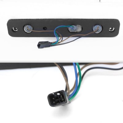 Chevy 3500 Pickup 1988-1998 Black LED Third Brake Light