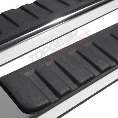 Ford F250 Super Duty Regular Cab 2008-2010 Running Boards Stainless 5 Inches