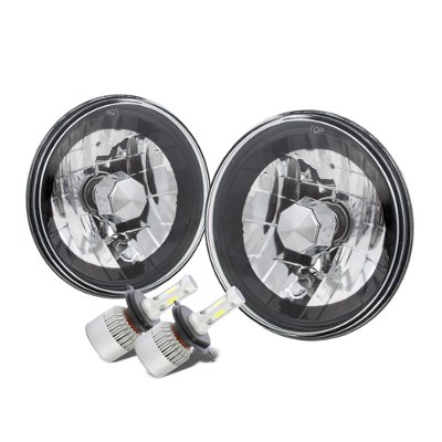 Toyota Land Cruiser 1979-1987 Black Chrome LED Headlights Kit