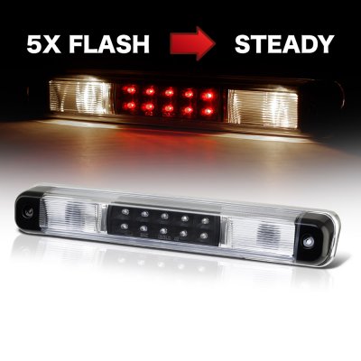 GMC Sierra 3500 1988-1998 Black Flash LED Third Brake Light
