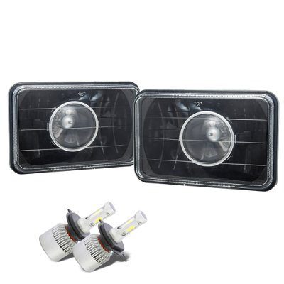 Chevy Celebrity 1982-1986 Black LED Projector Headlights Conversion Kit