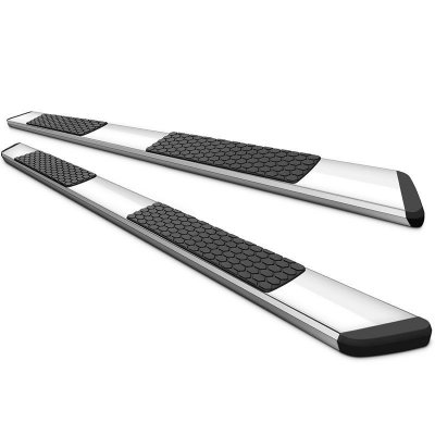 Stainless Steel 6.25" Pleated Running Board Step Bar for 10-21 Ram 3500 Crew Cab