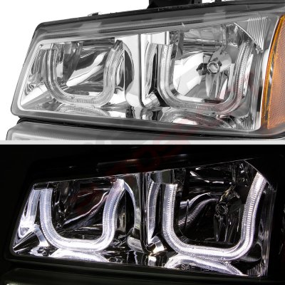 Chevy Silverado 2003-2006 LED DRL Headlights Bumper Lights