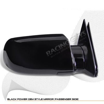 Chevy 2500 Pickup 1988-2000 Black Powered Right Passenger Side Mirror
