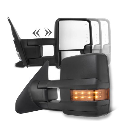 Toyota Tundra 2014-2021 LED Signal Towing Mirrors Blind Spot Power Heated