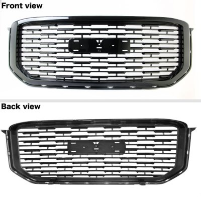 GMC Yukon XL Denali 2015-2020 Glossy Black New Style Grille