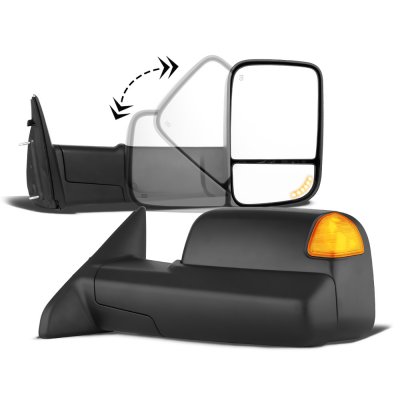 Dodge Ram 1500 2009-2018 Power Heated Turn Signal Towing Mirrors
