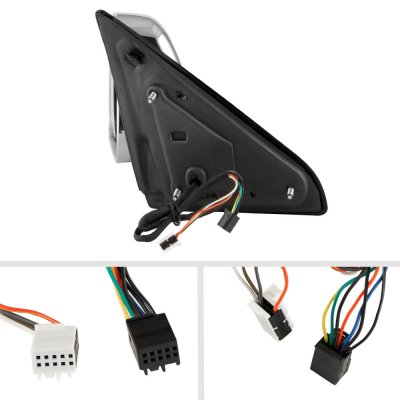 Dodge Ram 1500 2009-2018 Chrome Power Heated Turn Signal Towing Mirrors