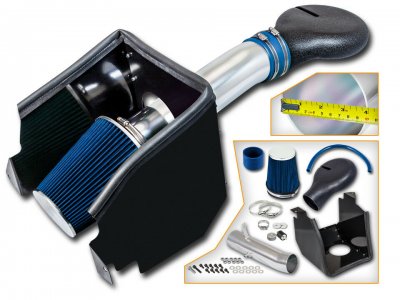 Dodge Ram V8 1994-2001 Cold Air Intake with Heat Shield and BlueFilter