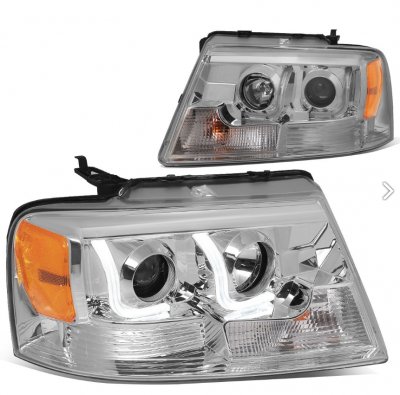 Ford F150 2004-2008 LED DRL Projector Headlights
