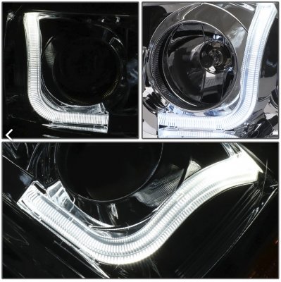 Ford F150 2004-2008 LED DRL Projector Headlights