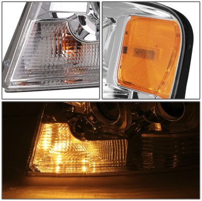 Ford F150 2004-2008 LED DRL Projector Headlights