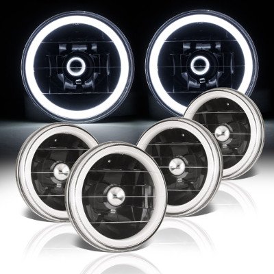 Buick Riviera 1963-1974 Halo Tube Black Sealed Beam Headlight Conversion