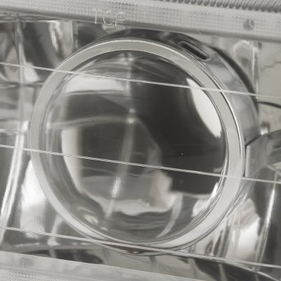 Cadillac Cimarron 1982-1985 LED Halo Sealed Beam Projector Headlight Conversion Low and High Beams