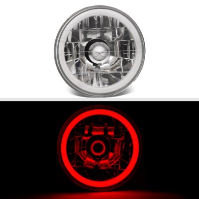Buick Electra 1974-1975 Red Halo Tube Sealed Beam Headlight Conversion