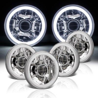 BMW 3 Series 1984-1991 Halo Tube Sealed Beam Projector Headlight Conversion