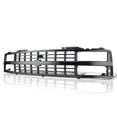 Chevy 3500 Pickup 1988-1993 Black Replacement Grille