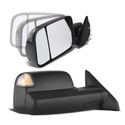 Dodge Ram 2500 2010-2018 Power Folding Towing Mirrors Clear LED Signal Heated