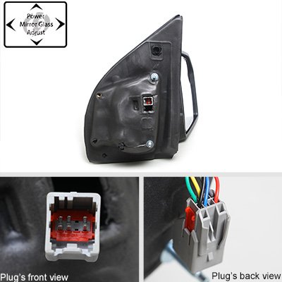 Ford F150 XL 2015-2020 Glossy Black Side Mirrors Power Heated LED Signal