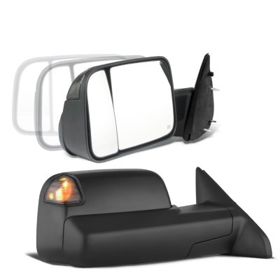 2010 2011 Dodge Ram 1500 2500 New Left//Driver Side View Mirror Chrome W//Signal