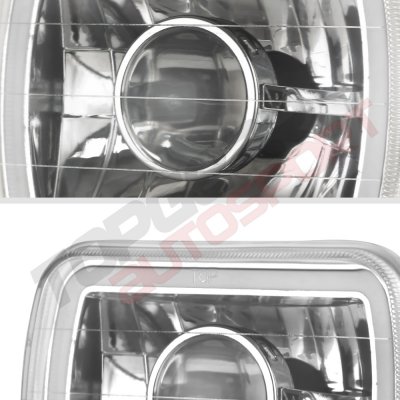 Chevy C10 Pickup 1980-1987 Halo Tube Sealed Beam Projector Headlight Conversion