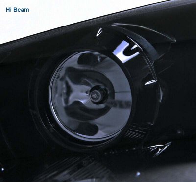 Hyundai Genesis 2010-2012 Smoked Projector Headlights LED DRL
