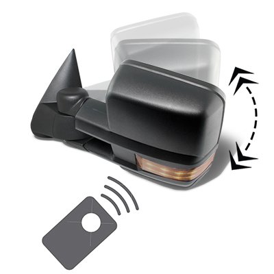 Chevy Tahoe 2000-2002 Power Folding Towing Mirrors LED Lights