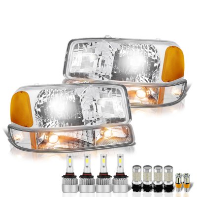 GMC Sierra 2500 1999-2004 LED Headlight Bulbs Complete Kit