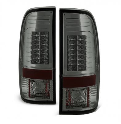 Ford F250 Super Duty 2008-2016 Smoked LED Tail Lights