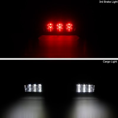 GMC Sierra 3500HD 2007-2014 Black LED Third Brake Light