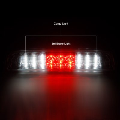 Dodge Ram 3500 2010-2018 Clear LED Third Brake Light and Cargo Light