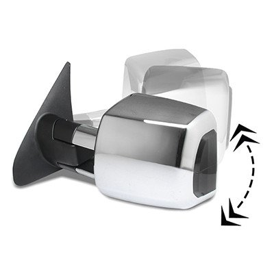 Toyota Tundra 2014-2021 Chrome Power Folding Tow Mirrors Smoked LED