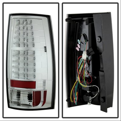 GMC Yukon XL Denali 2007-2014 Chrome LED Tail Lights